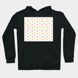 Pastel Alpacas on White Hoodie